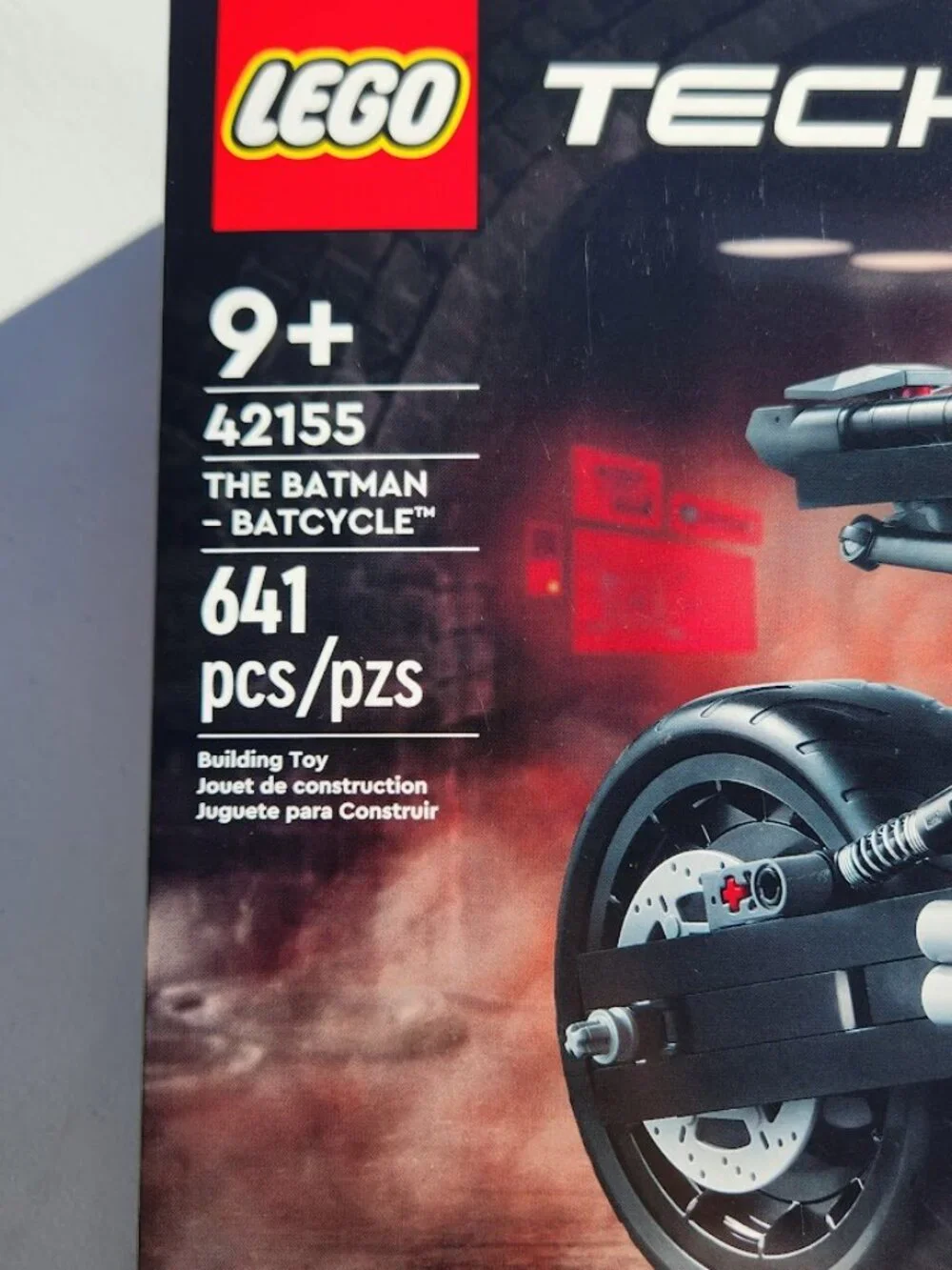 NEW LEGO Technic Batman BATCYCLE Set 42155 Motorcycle Collectible Toy Model Buil